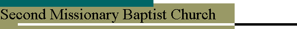 Second Missionary Baptist Church