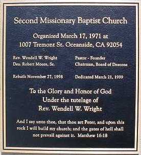 building dedication plaque